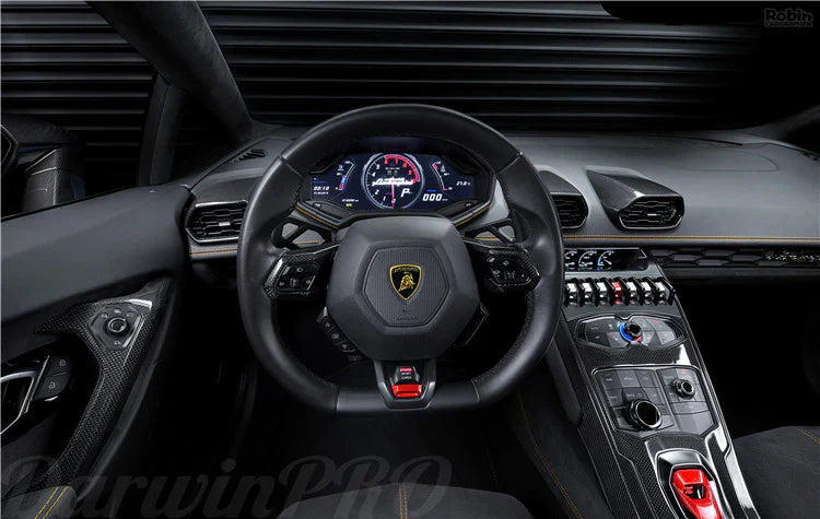 2015-2022 Lamborghini Huracan LP610 & LP580 Autoclave Carbon Fiber Door Handle - [The Exotic Hub]