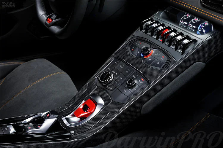 2015-2019 Lamborghini Huracan LP610 & LP580 Autoclave Carbon Fiber Center Console Tunnel - [The Exotic Hub]