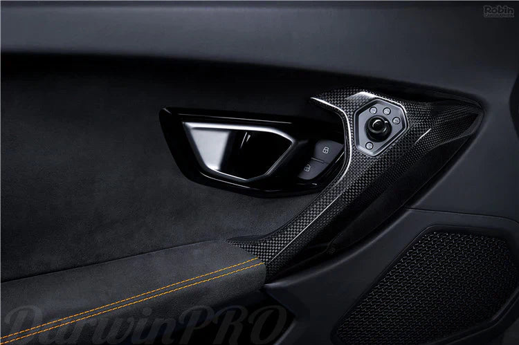 2015-2022 Lamborghini Huracan LP610 & LP580 Autoclave Carbon Fiber Door Handle - [The Exotic Hub]