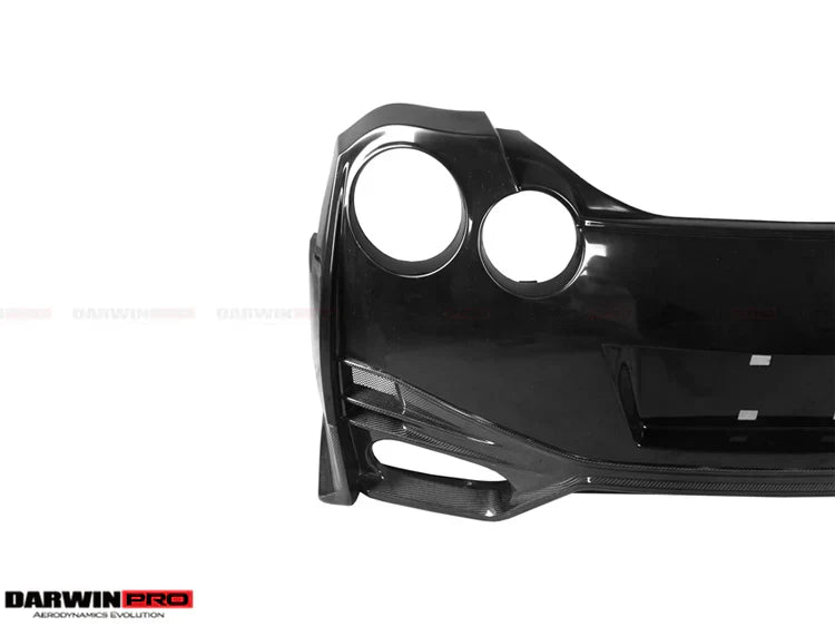 2008-2022 Nissan GTR R35 CBA/DBA/EBA NSM Style Partial Carbon Fiber Rear Bumper - [The Exotic Hub]