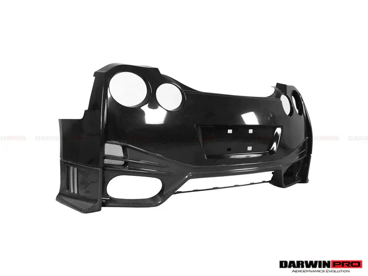 2008-2022 Nissan GTR R35 CBA/DBA/EBA NSM Style Partial Carbon Fiber Rear Bumper - [The Exotic Hub]