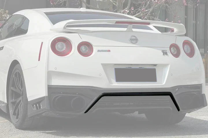 2017-2022 Nissan GTR R35 EBA Carbon Fiber Rear Diffuser Valance - [The Exotic Hub]