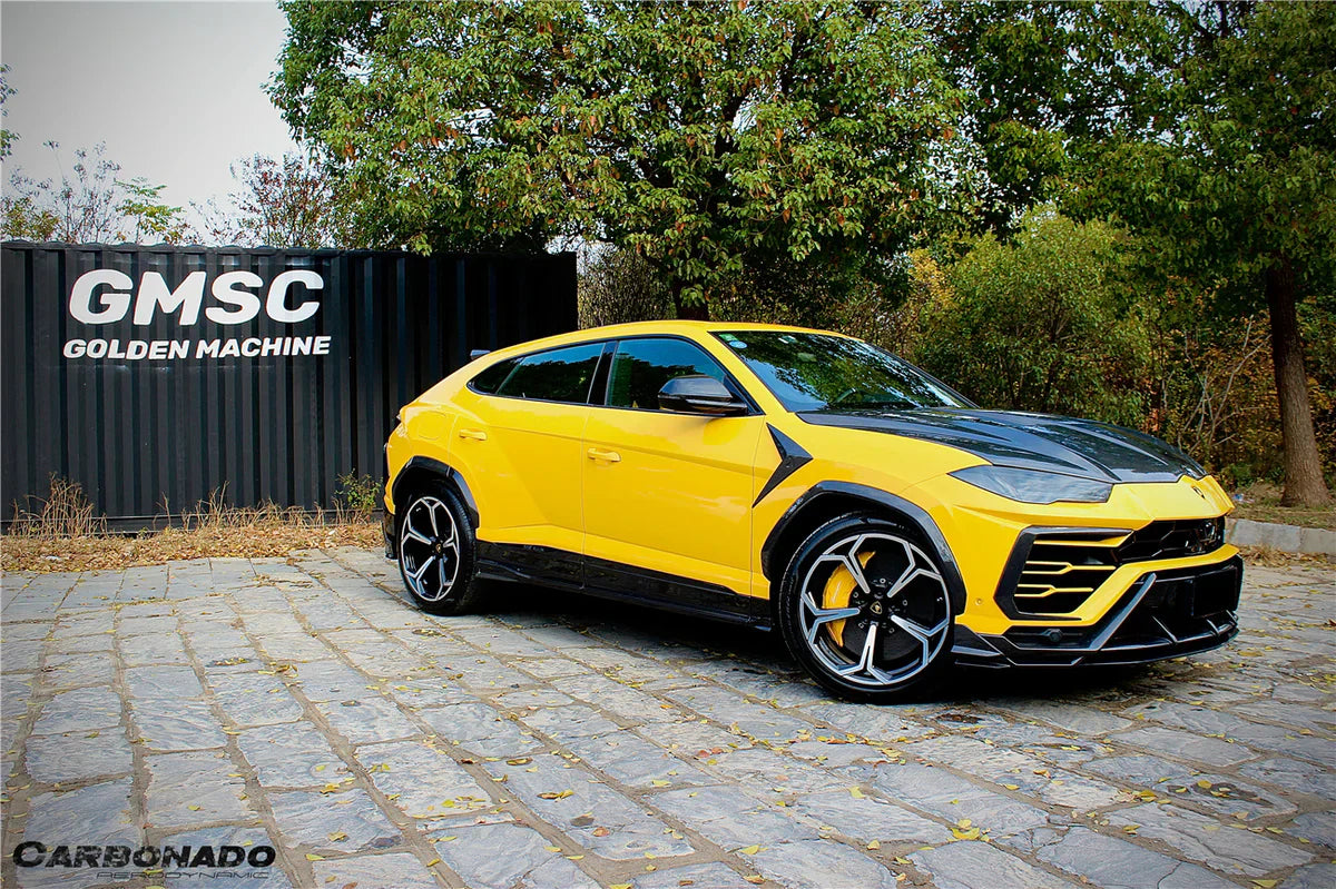 2018-2022 Lamborghini URUS TC Style Dry Carbon Fiber Front Lip Both UP and Down - [The Exotic Hub]