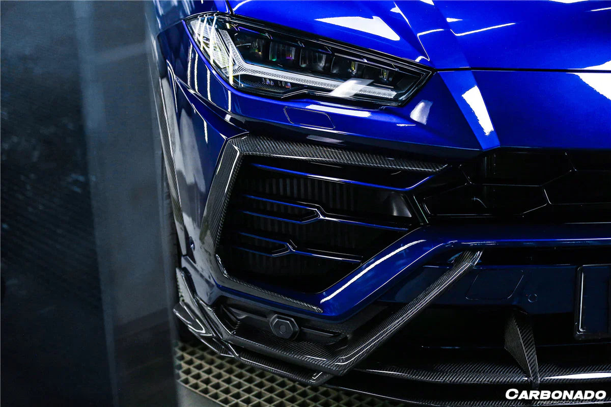 2018-2022 Lamborghini URUS TC Style Dry Carbon Fiber Front Bumper Vents - [The Exotic Hub]