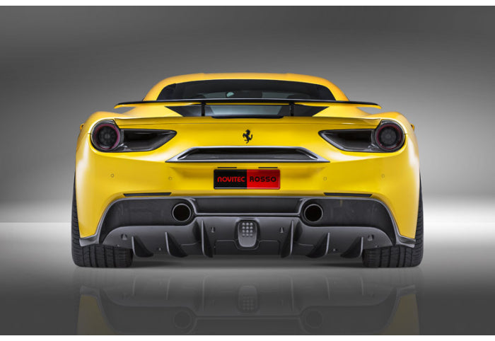 Novitec 488 Carbon Fog-Light Cover - [The Exotic Hub]