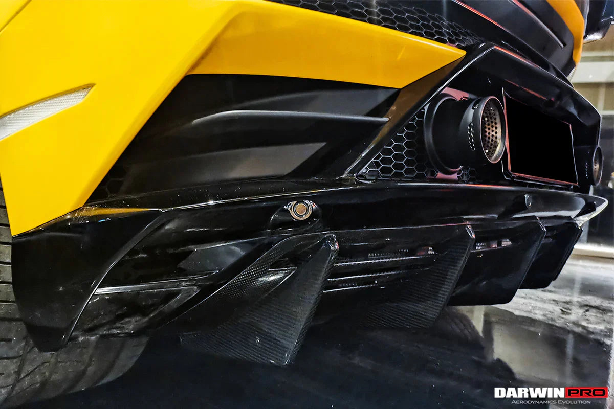 2019-2022 Lamborghini Huracan EVO OD Style Dry Carbon Rear Diffuser - [The Exotic Hub]