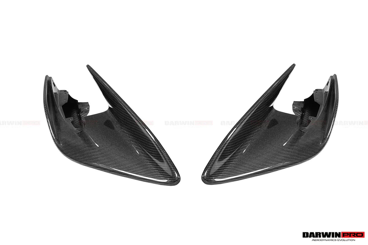 2018-2021 McLaren 600lt Carbon Fiber Front Lip Side Splitter - [The Exotic Hub]