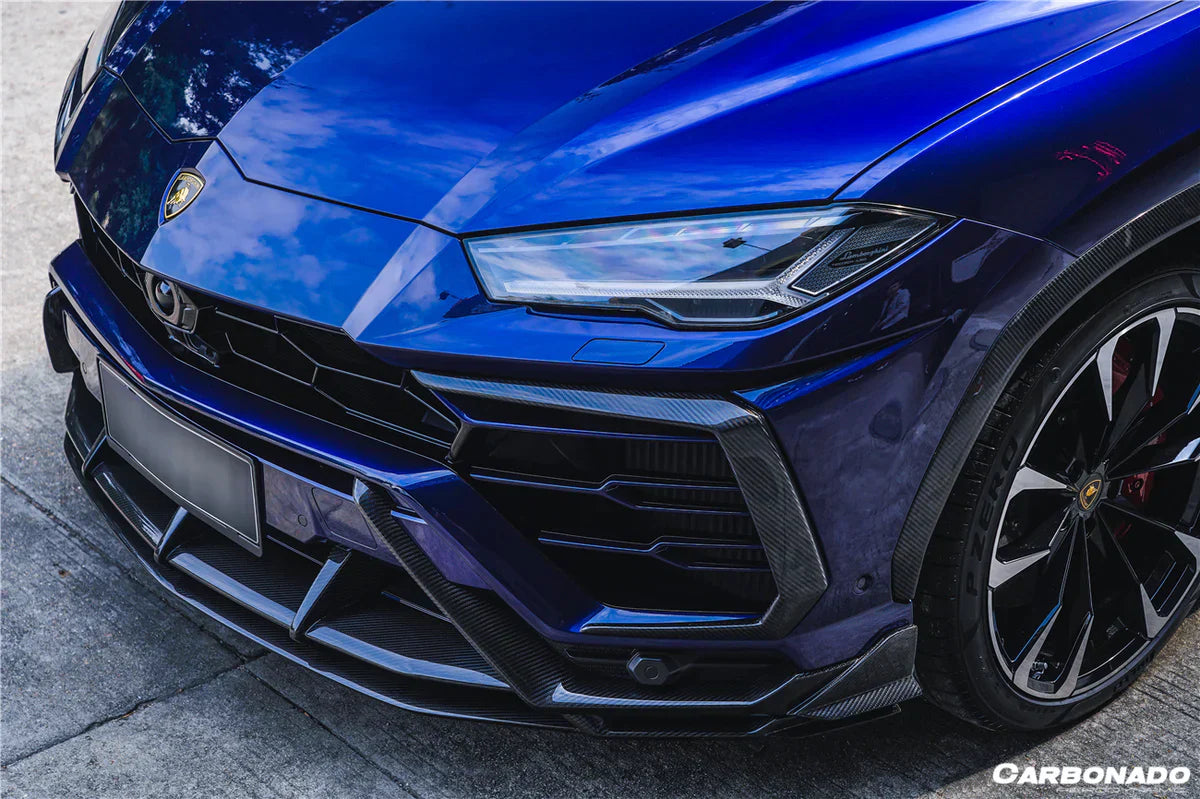 2018-2022 Lamborghini URUS TC Style Dry Carbon Fiber Front Bumper Vents - [The Exotic Hub]