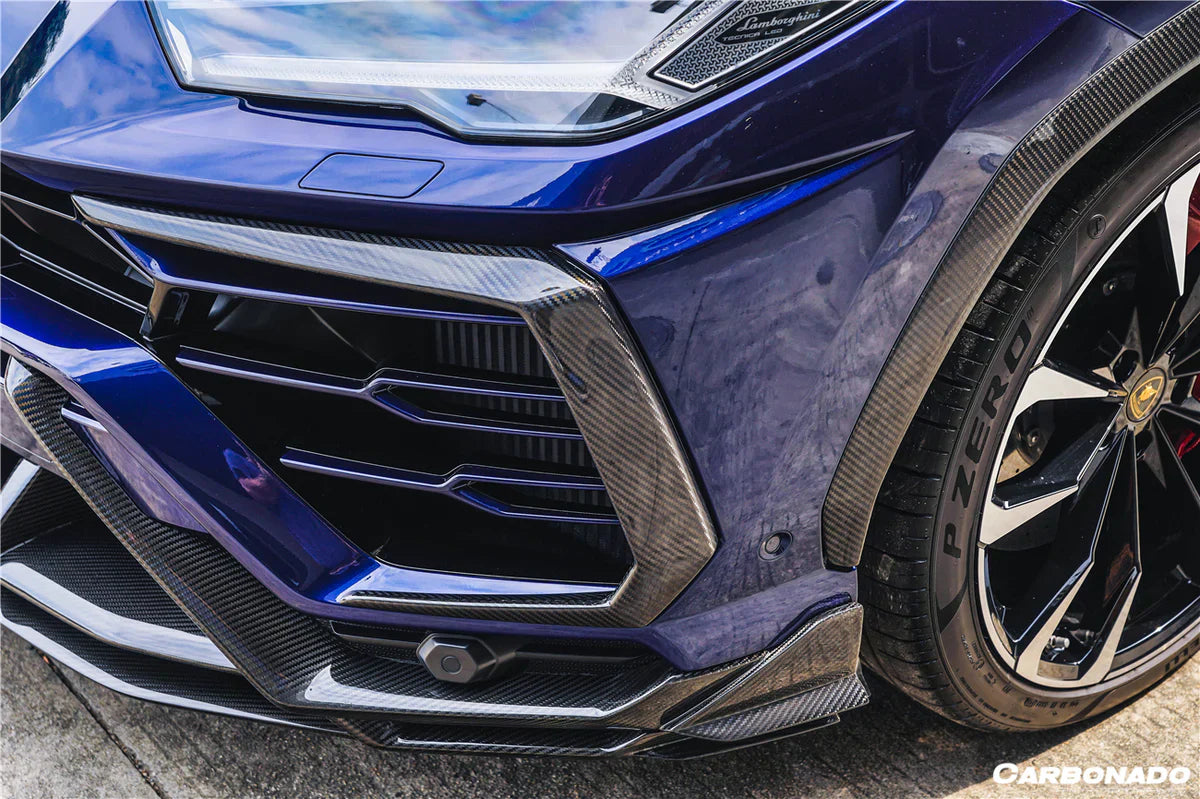 2018-2022 Lamborghini URUS TC Style Dry Carbon Fiber UP-Front Lip - [The Exotic Hub]