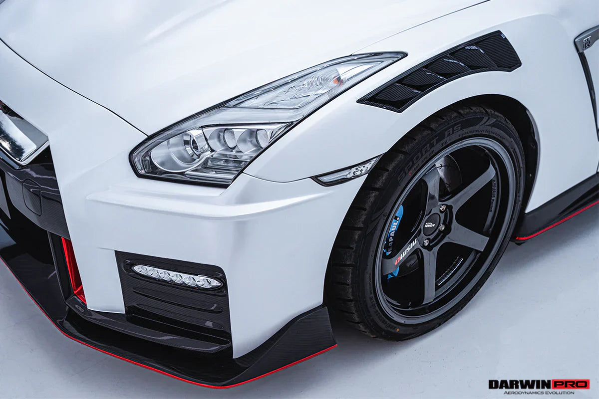 2008-2022 Nissan GTR R35 CBA/DBA/EBA NSM Style Partial Carbon Fiber Fender - [The Exotic Hub]