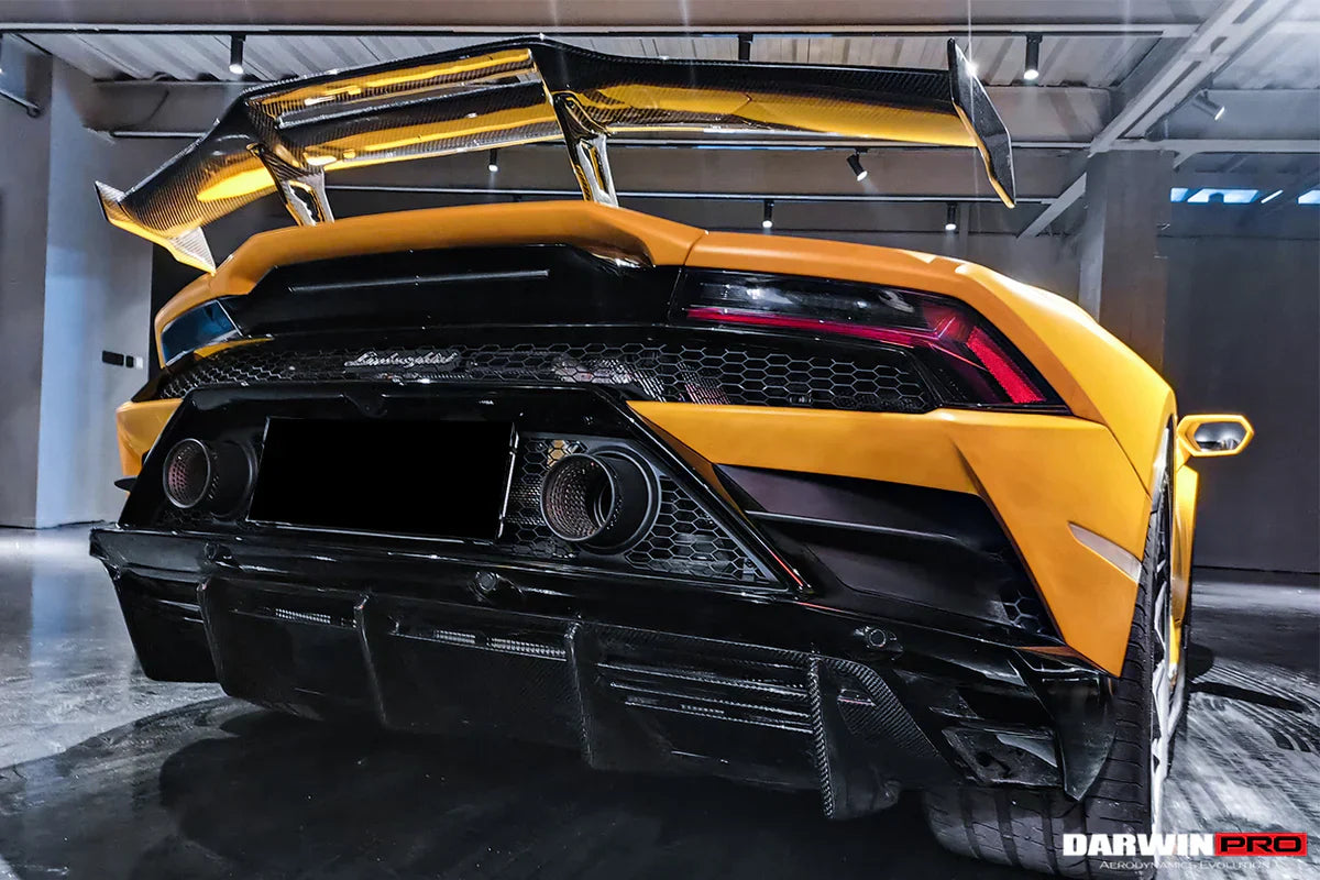 2019-2022 Lamborghini Huracan EVO OD Style Dry Carbon Rear Diffuser - [The Exotic Hub]