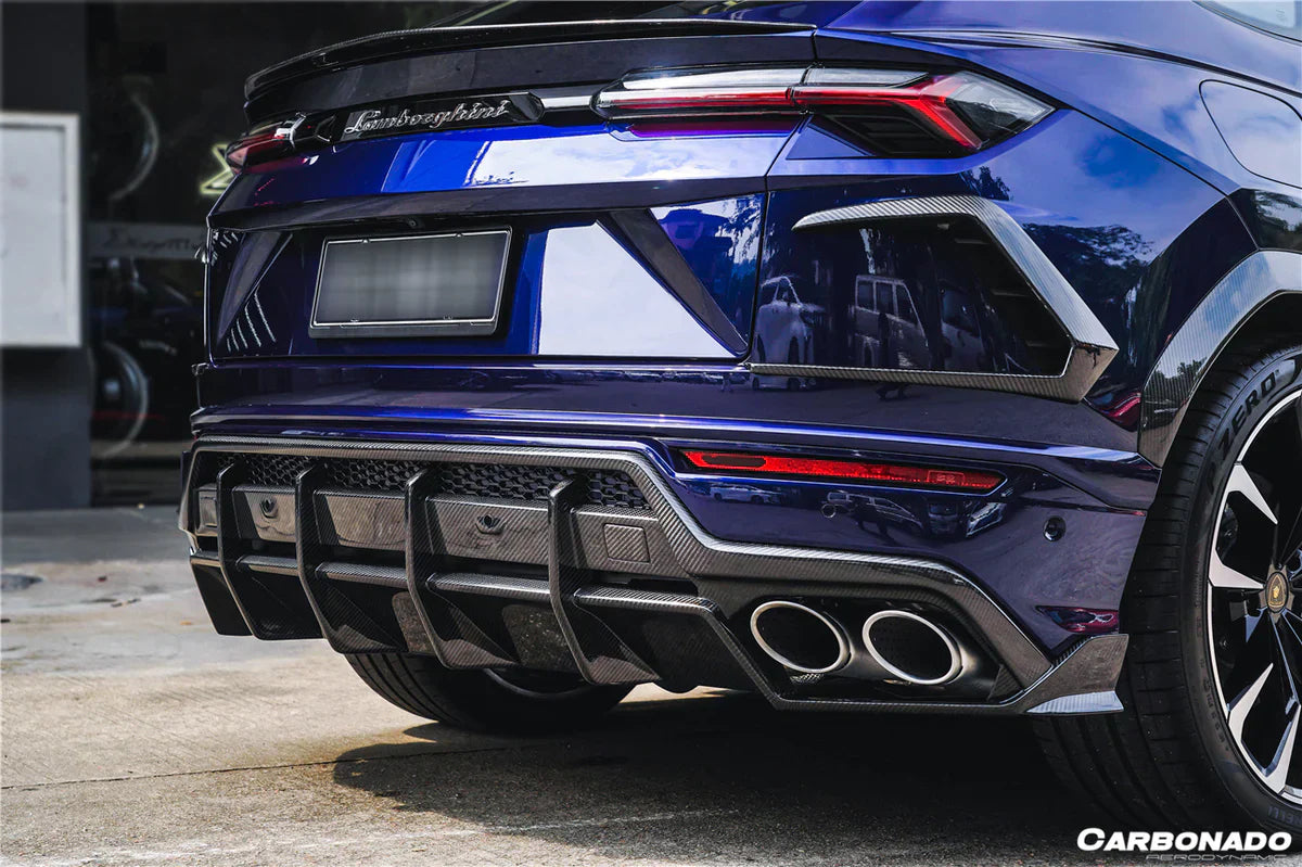 2018-2022 Lamborghini URUS TC Style Dry Carbon Fiber Rear Bumper Vents - [The Exotic Hub]