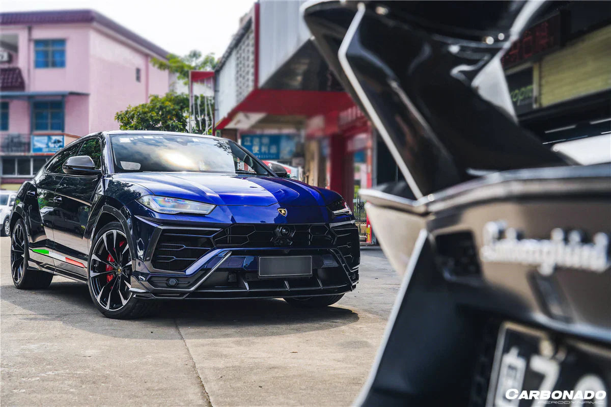 2018-2022 Lamborghini URUS TC Style Dry Carbon Fiber UP-Front Lip - [The Exotic Hub]