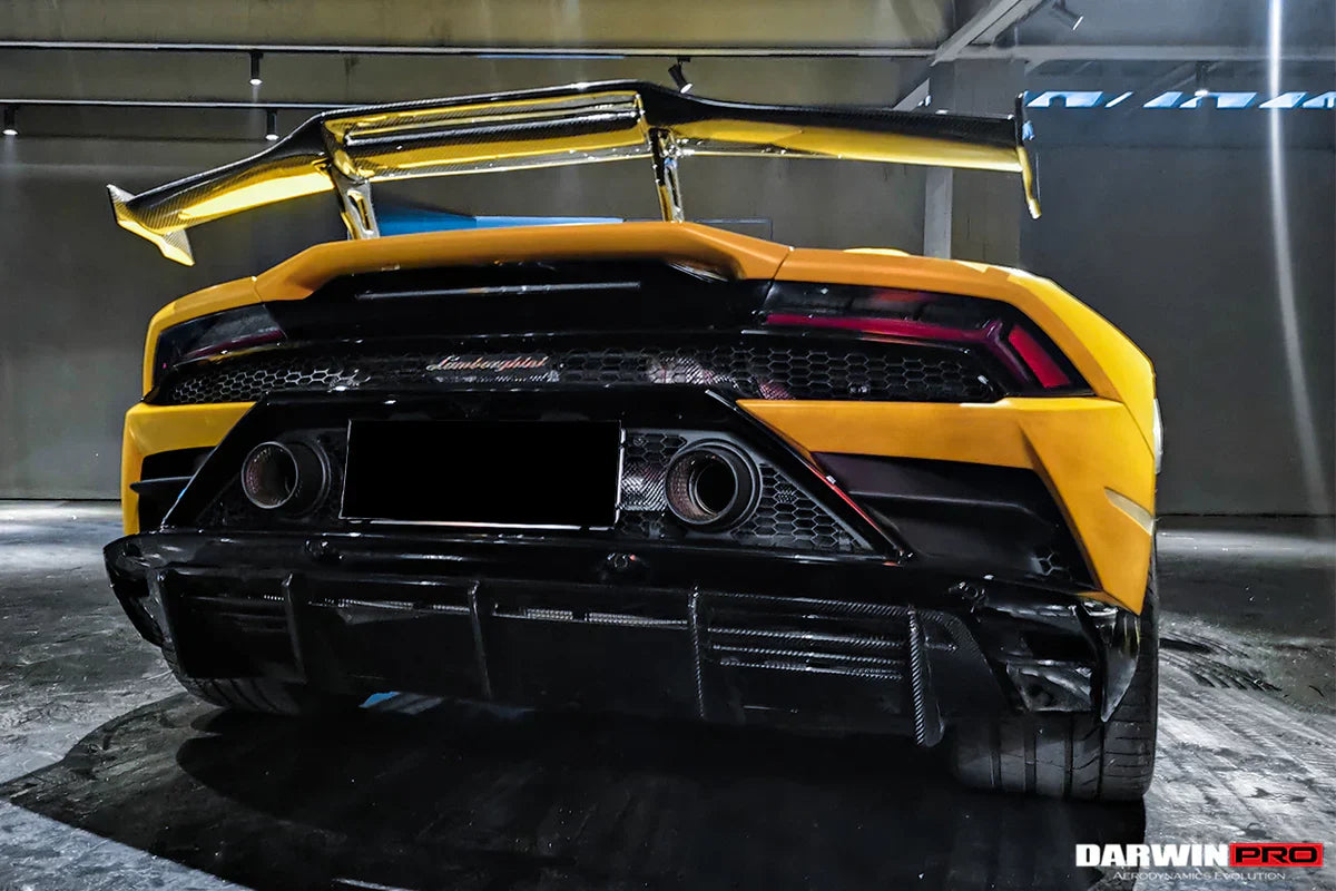 2019-2022 Lamborghini Huracan EVO OD Style Dry Carbon Rear Diffuser - [The Exotic Hub]