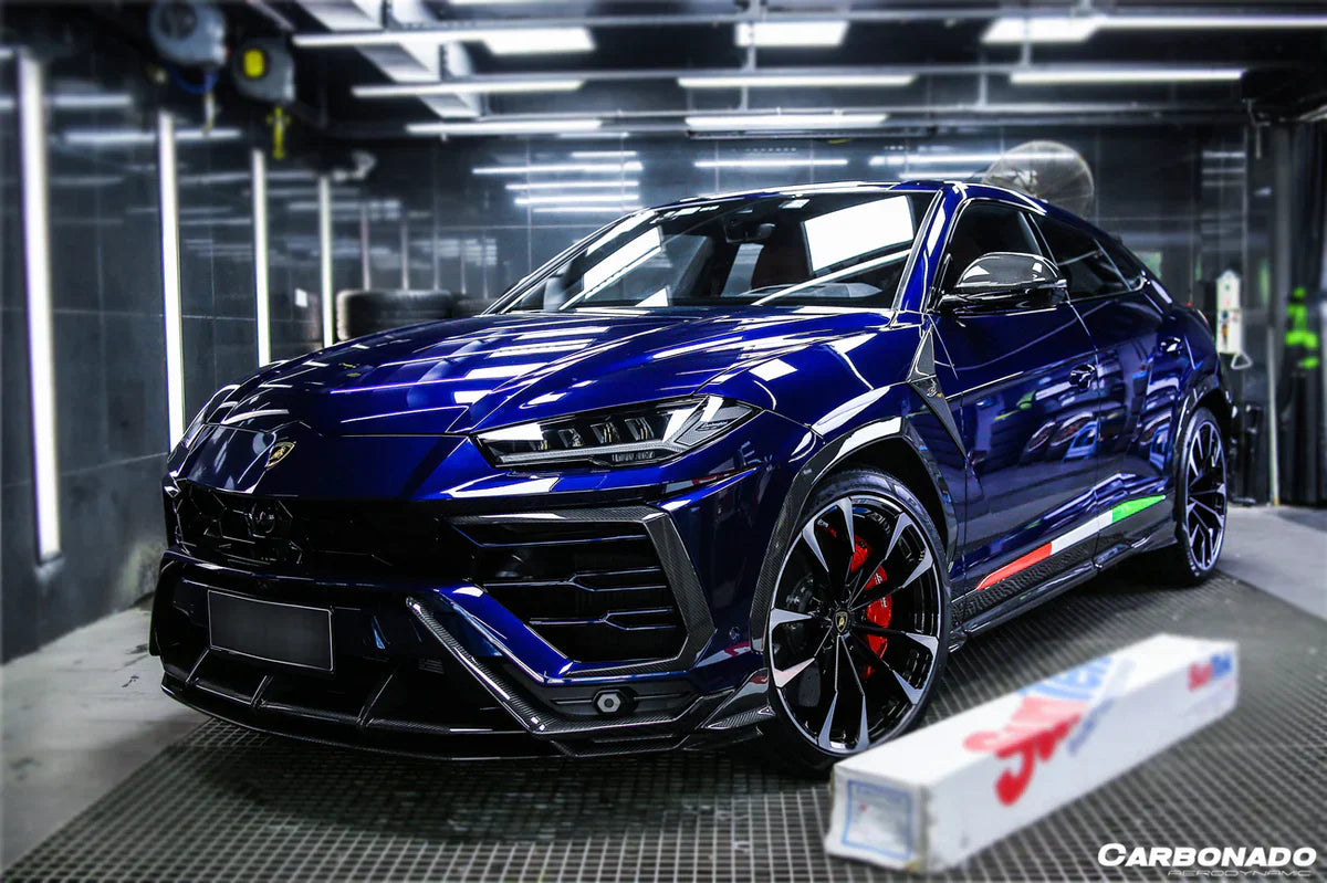 2018-2022 Lamborghini URUS TC Style Dry Carbon Fiber UP-Front Lip - [The Exotic Hub]