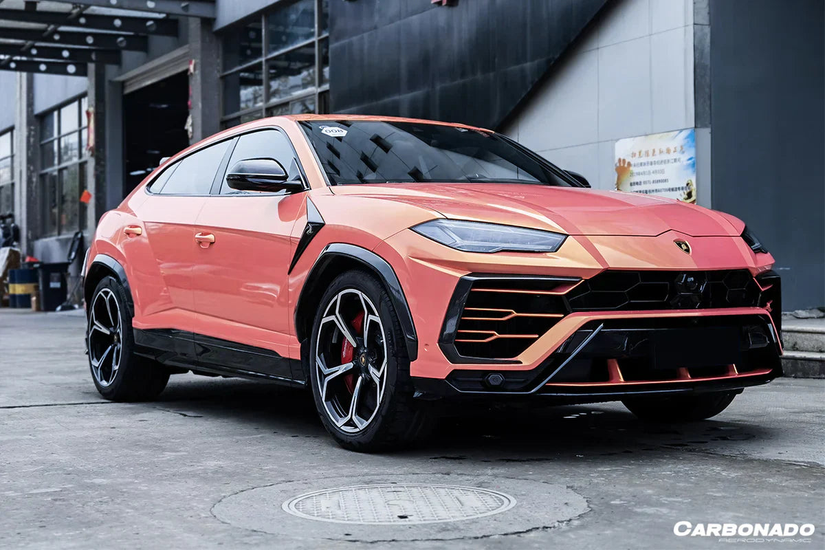 2018-2022 Lamborghini URUS TC Style Dry Carbon Fiber UP-Front Lip - [The Exotic Hub]