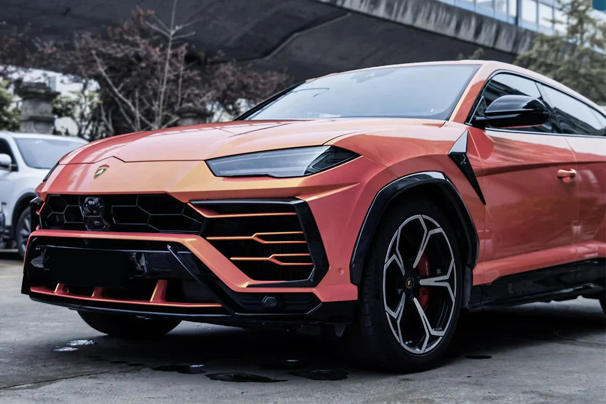 2018-2022 Lamborghini URUS TC Style Dry Carbon Fiber UP-Front Lip - [The Exotic Hub]