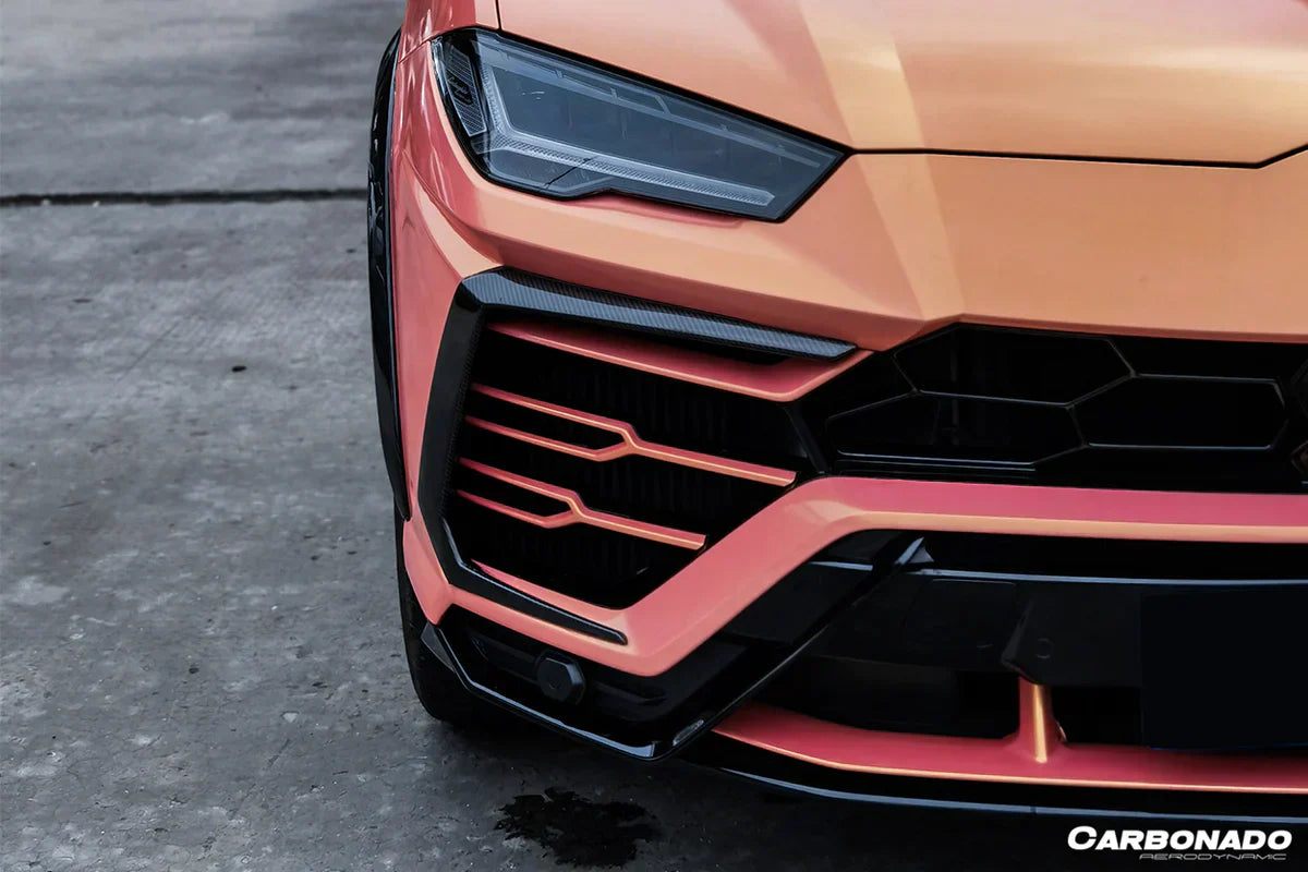 2018-2022 Lamborghini URUS TC Style Dry Carbon Fiber UP-Front Lip - [The Exotic Hub]