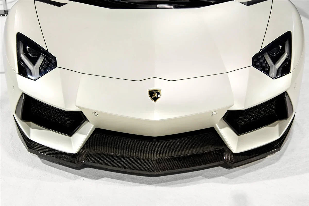 2011-2016 Lamborghini Aventador LP700 Coupe/Roadster DC Style Carbon Fiber Front Lip - [The Exotic Hub]