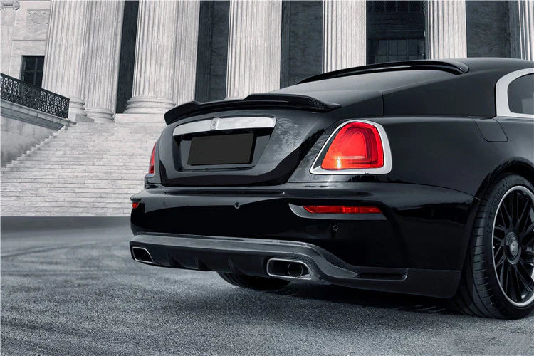 2016-2020 Rolls-Royce Wraith BKSS Style Carbon Fiber Trunk Spoiler - [The Exotic Hub]