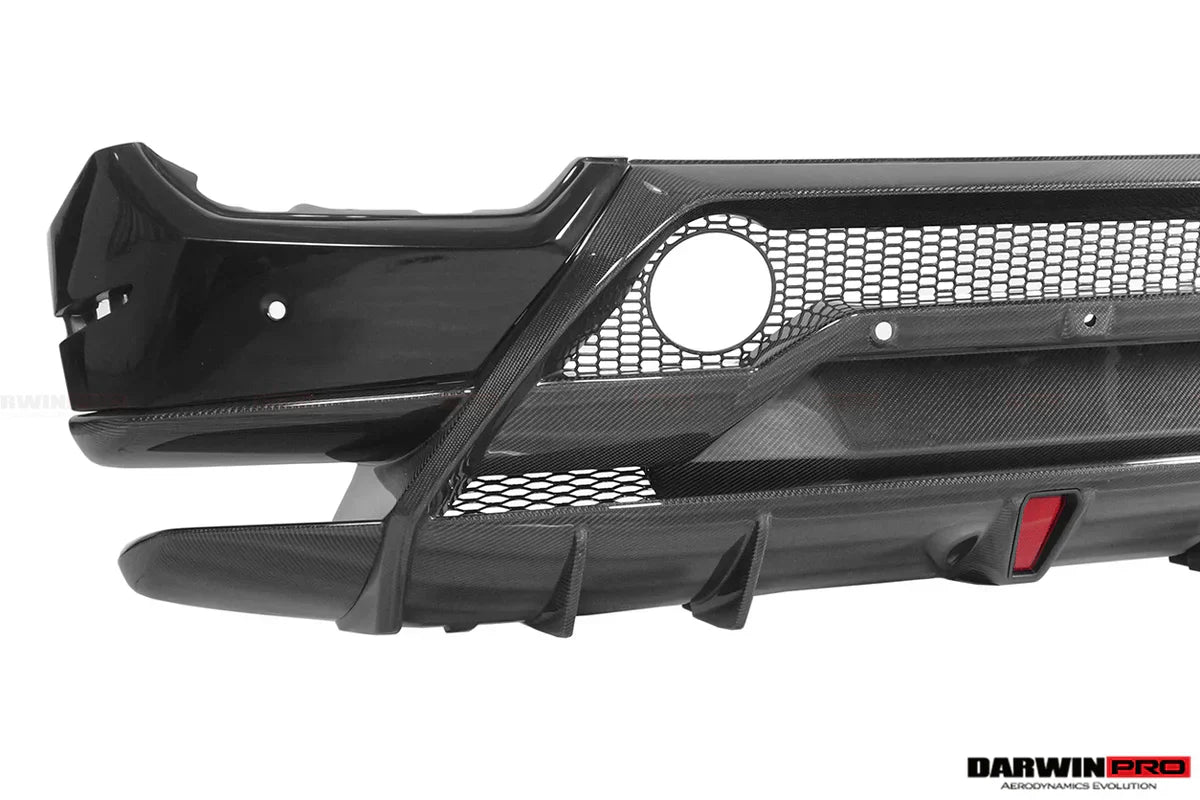 2015-2020 Lamborghini Huracan LP610/LP580 Performante Style Partial Carbon Rear Bumper - [The Exotic Hub]