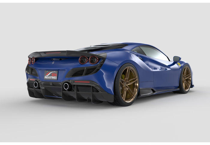 1016 Carbon Rear J-Vents Set for Ferrari F8 - [The Exotic Hub]