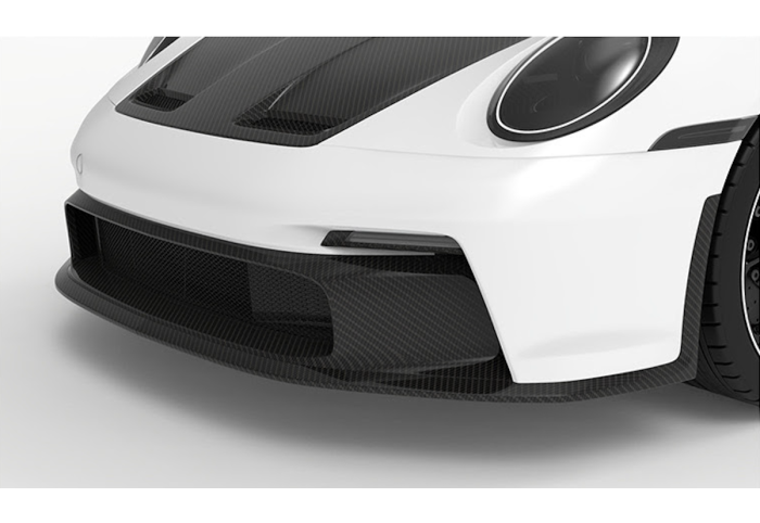 1016 Carbon Front Bumper Insert for 992 Gt3 - [The Exotic Hub]