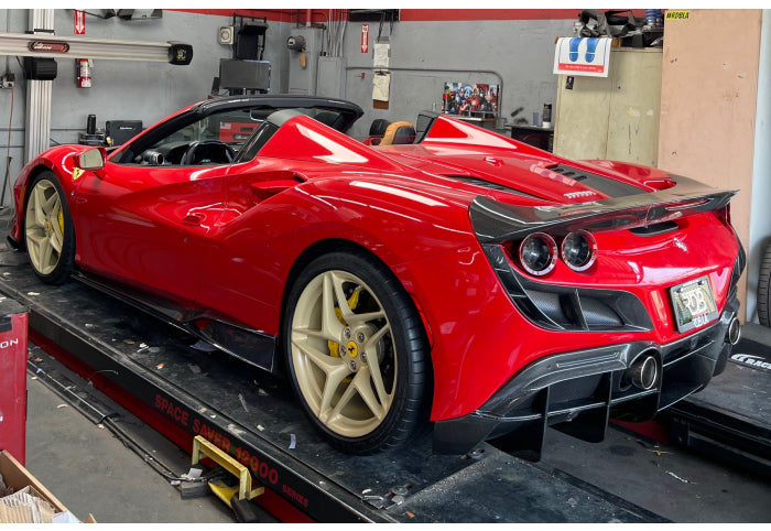 1016 Carbon Rear J-Vents Set for Ferrari F8 - [The Exotic Hub]