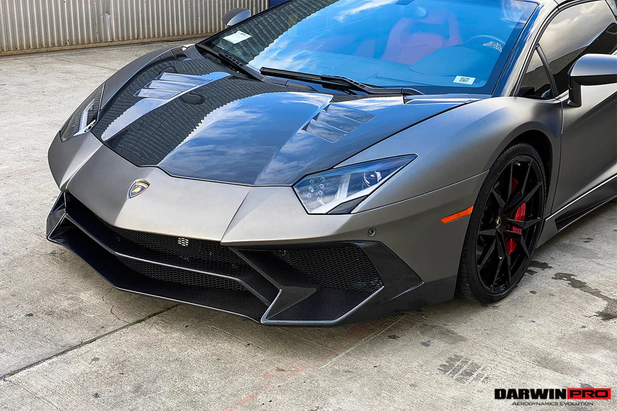 2011-2021 Lamborghini Aventador LP700 LP740 Coupe/Roadster SV Style Front Bumper - [The Exotic Hub]