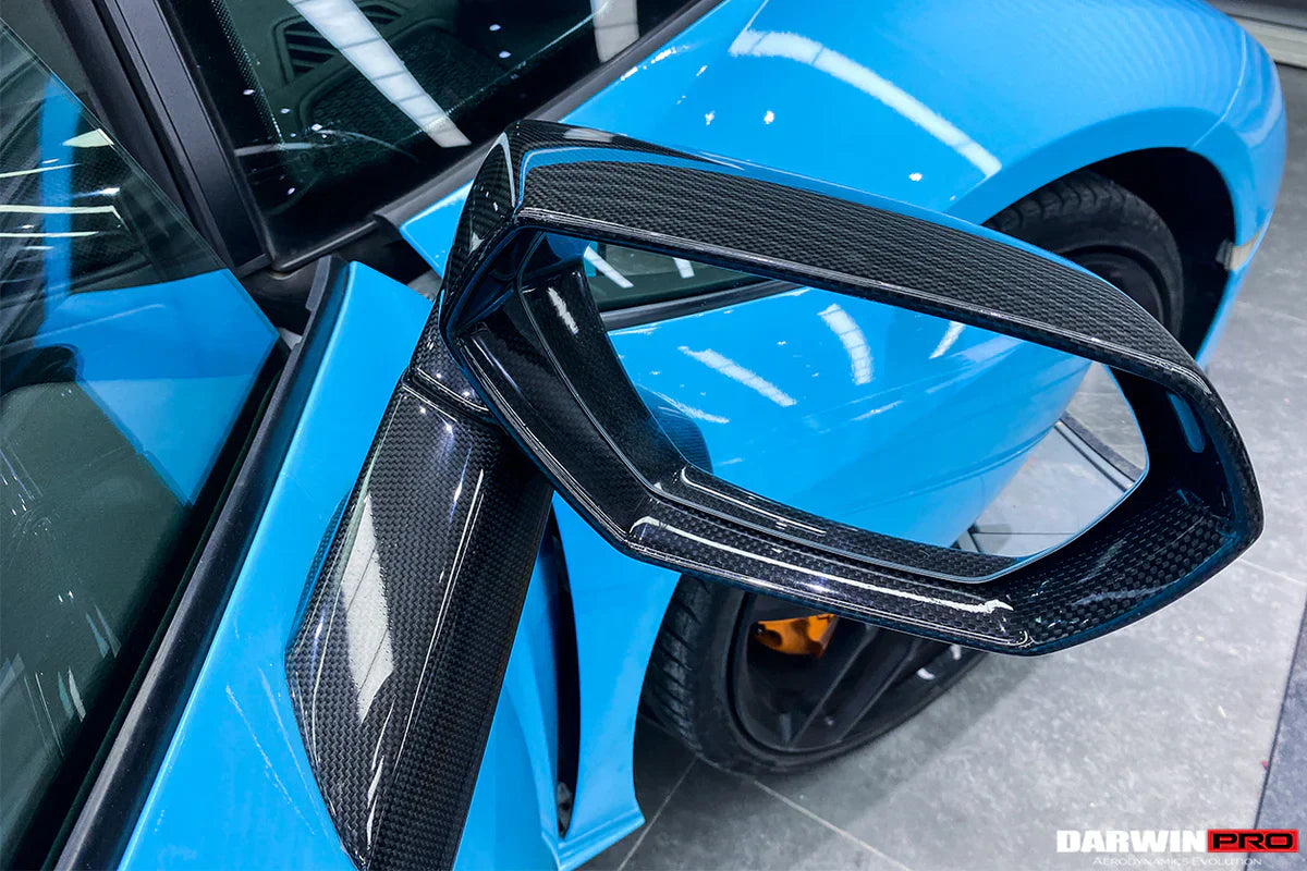 2015-2023 Lamborghini Huracan LP610 & LP580 & EVO & STO & PERFORMANTE Autoclave Carbon Fiber Mirror Housing Repalcement - [The Exotic Hub]