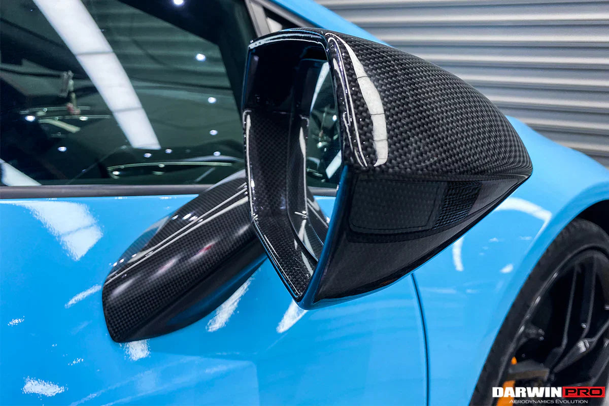 2015-2023 Lamborghini Huracan LP610 & LP580 & EVO & STO & PERFORMANTE Autoclave Carbon Fiber Mirror Housing Repalcement - [The Exotic Hub]