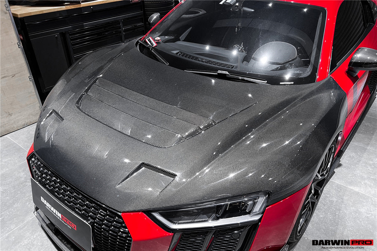 2016-2023 Audi R8 Coupe/Spyder iMP Performance Carbon Fiber Hood - [The Exotic Hub]