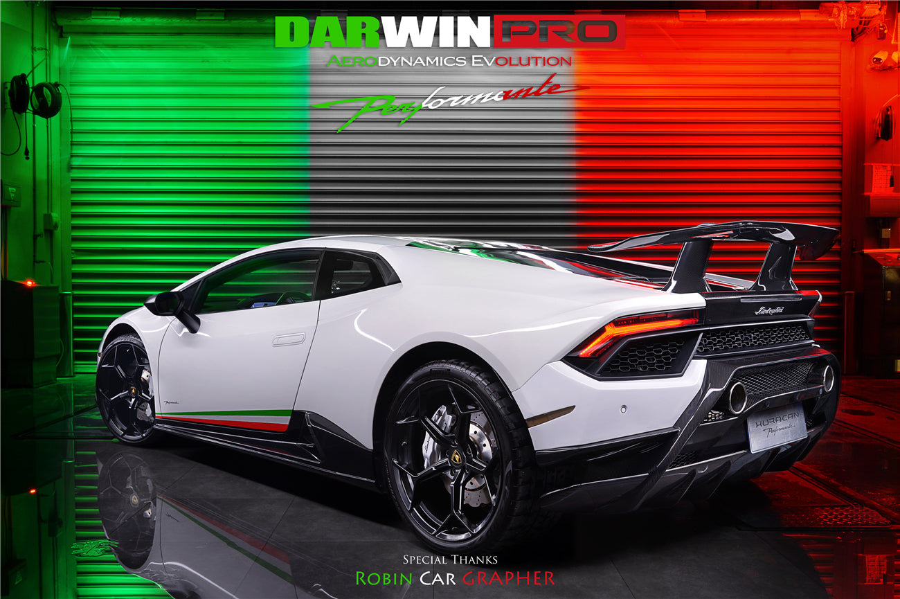 2015-2025 Lamborghini Huracan LP610 & LP580 & EVO & STO & Tecnica PEVO Style Side Skirts