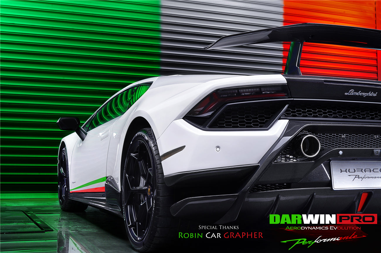 2015-2025 Lamborghini Huracan LP610 & LP580 & EVO & STO & Tecnica PEVO Style Side Skirts