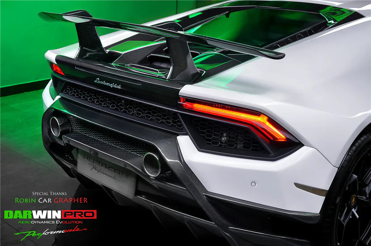 2015-2020 Lamborghini Huracan LP610/LP580 Performante Style Partial Carbon Fiber Aero - Full Kit - [The Exotic Hub]