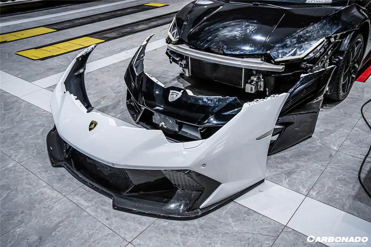 2015-2021 Lamborghini Huracan LP610/LP580/EVO VRS Style Front Bumper - [The Exotic Hub]