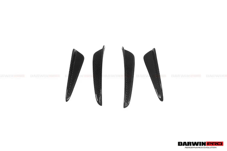 2016-2019 Porsche 911 991.2 Turbo/S BKSS Style Carbon Fiber Front Canards - [The Exotic Hub]