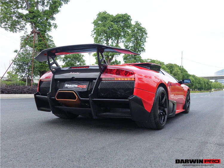 2001-2010 Lamborghini Murcielago SV Style Rear Bumper & Wing - [The Exotic Hub]