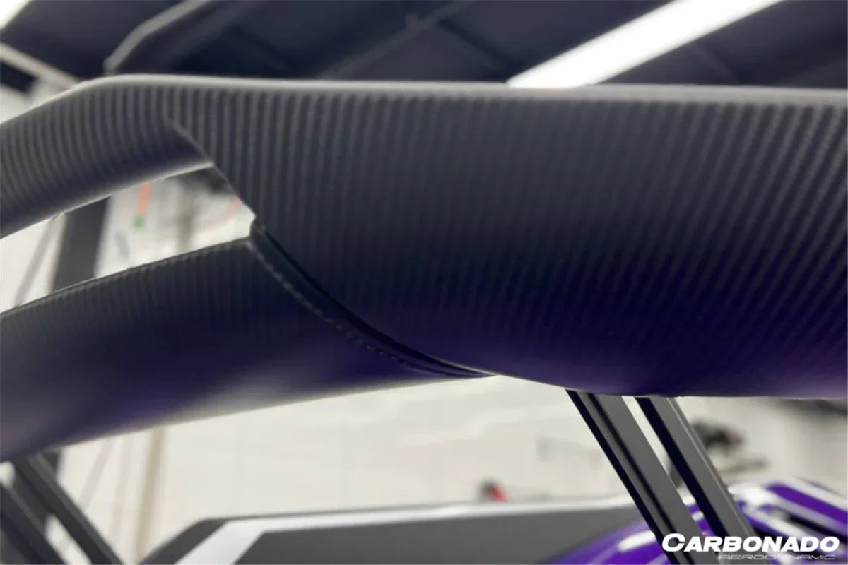 2021-UP Lamborghini Huracan STO Dry Carbon Fiber Trunk Spoiler Wing - [The Exotic Hub]