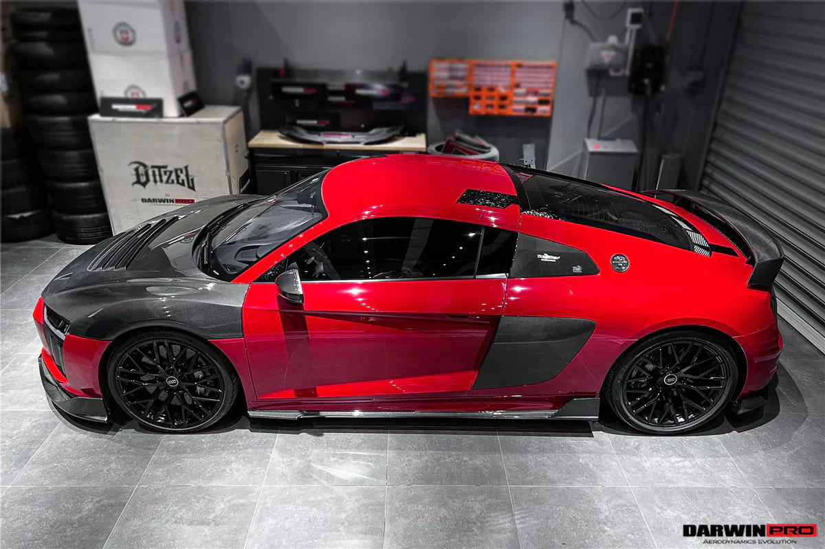 2016-2018 Audi R8 Coupe iMP Performance Carbon Fiber Side Skirts Under Board - [The Exotic Hub]