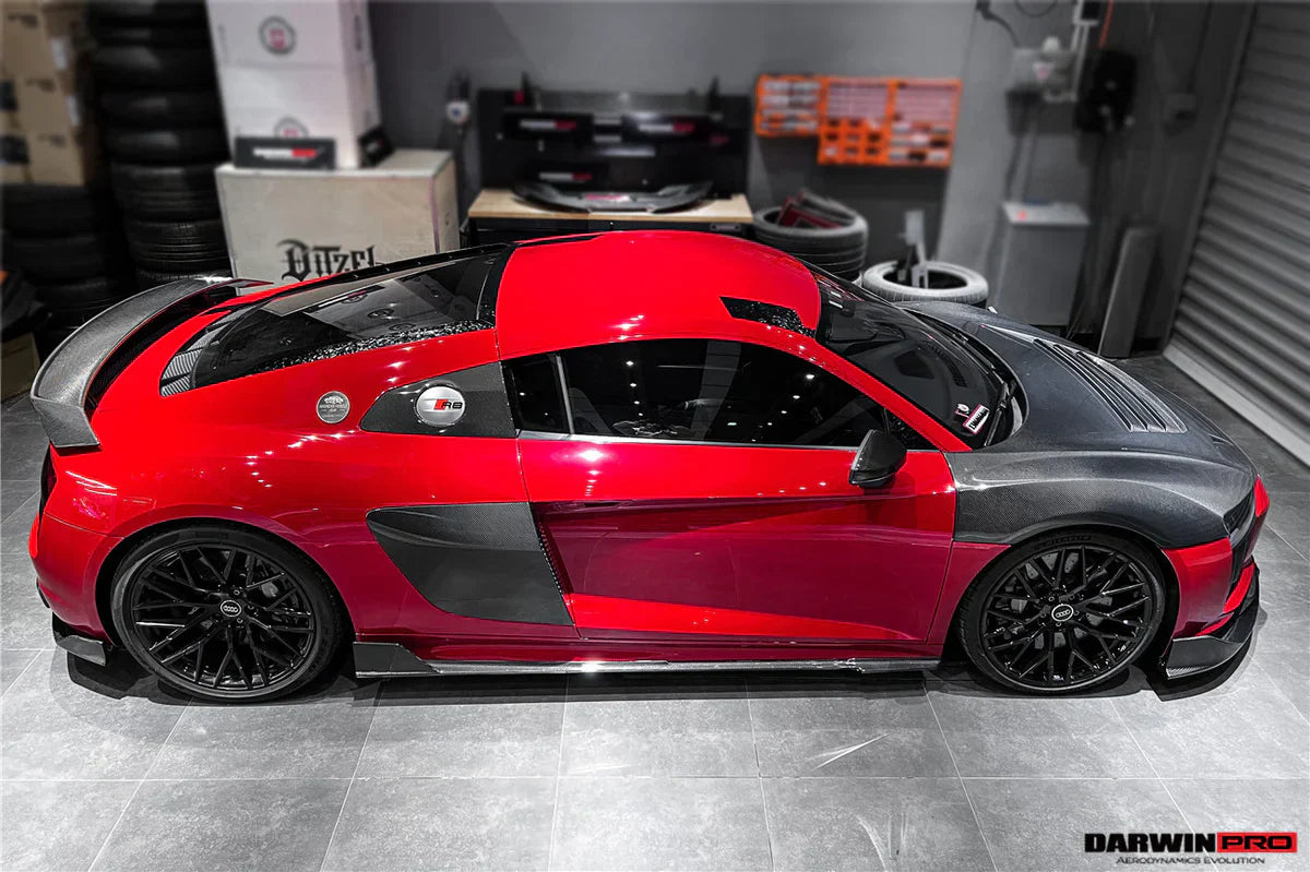 2016-2018 Audi R8 Coupe iMP Performance Carbon Fiber Side Skirts Under Board - [The Exotic Hub]