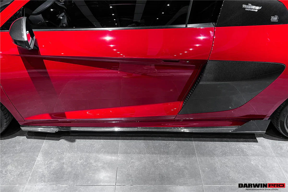 2016-2018 Audi R8 Coupe iMP Performance Carbon Fiber Side Skirts Under Board - [The Exotic Hub]