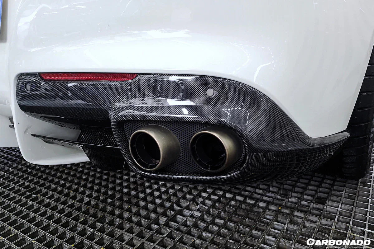 2012-2017 Ferrari F12 Berlinetta RS Style Carbon Fiber Rear Diffuser - [The Exotic Hub]