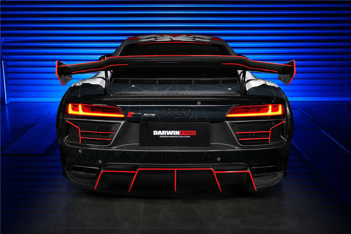 2016-2023 Audi R8 GEN2/GEN3 Coupe ONLY IMPII Carbon Fiber Trunk Wing - [The Exotic Hub]