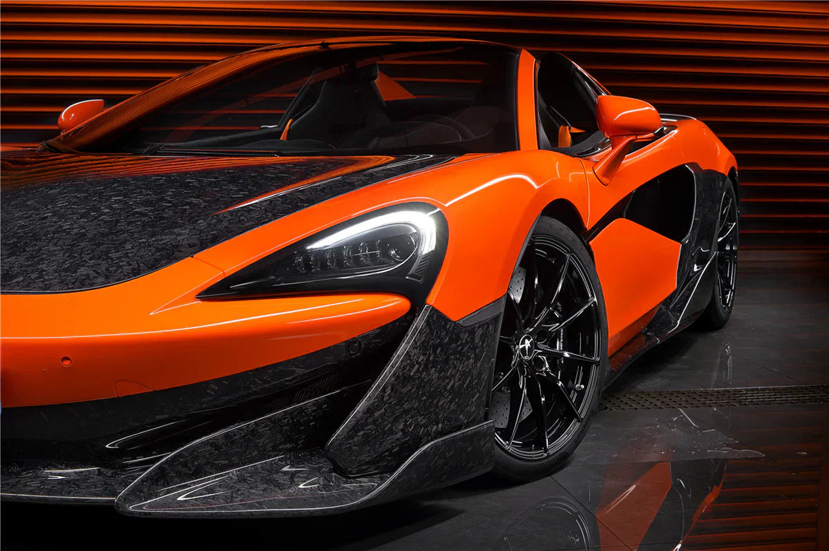 2018-2021 McLaren 600lt Carbon Fiber Front Bumper Side Splitter - [The Exotic Hub]