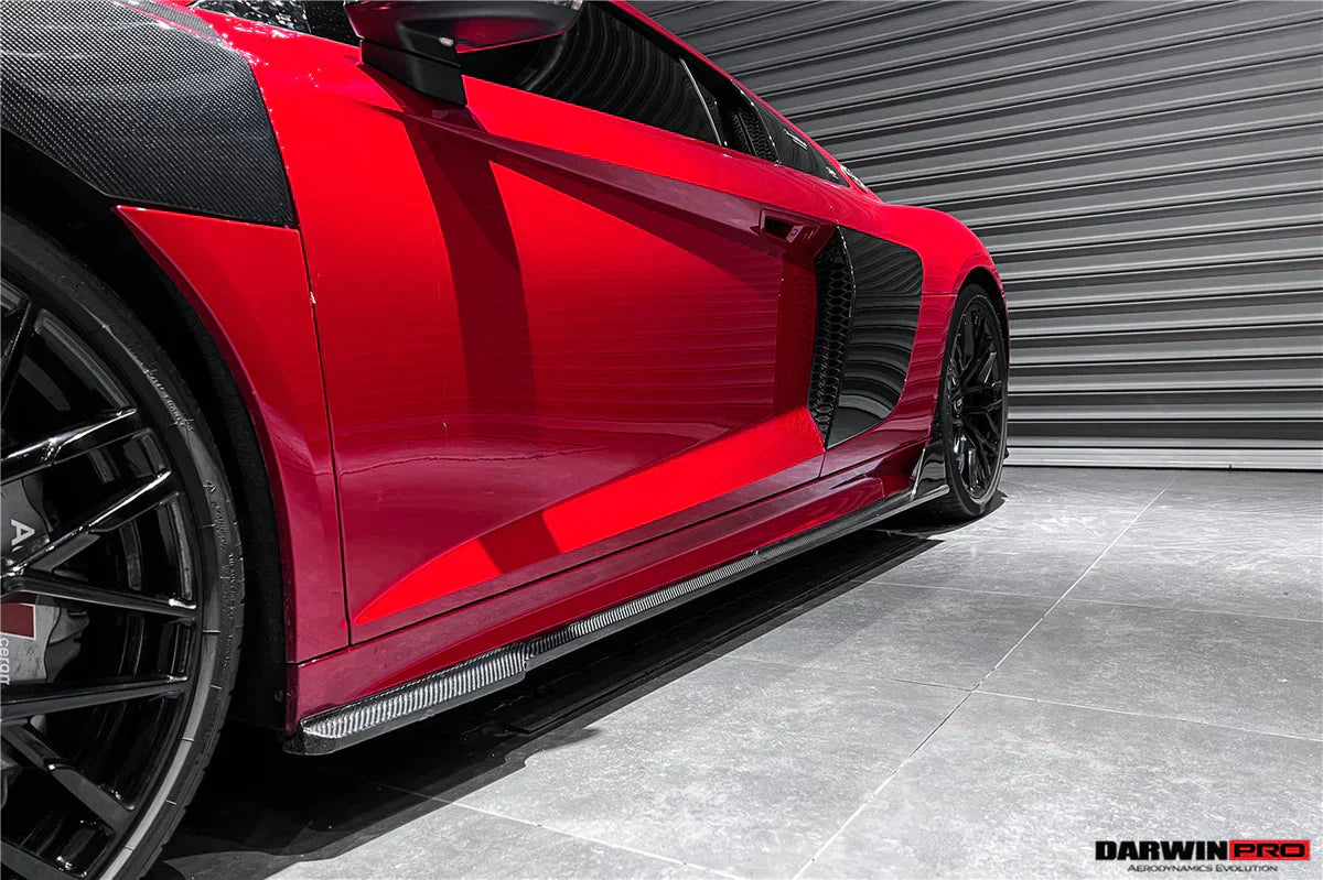 2016-2018 Audi R8 Coupe iMP Performance Carbon Fiber Side Skirts Under Board - [The Exotic Hub]