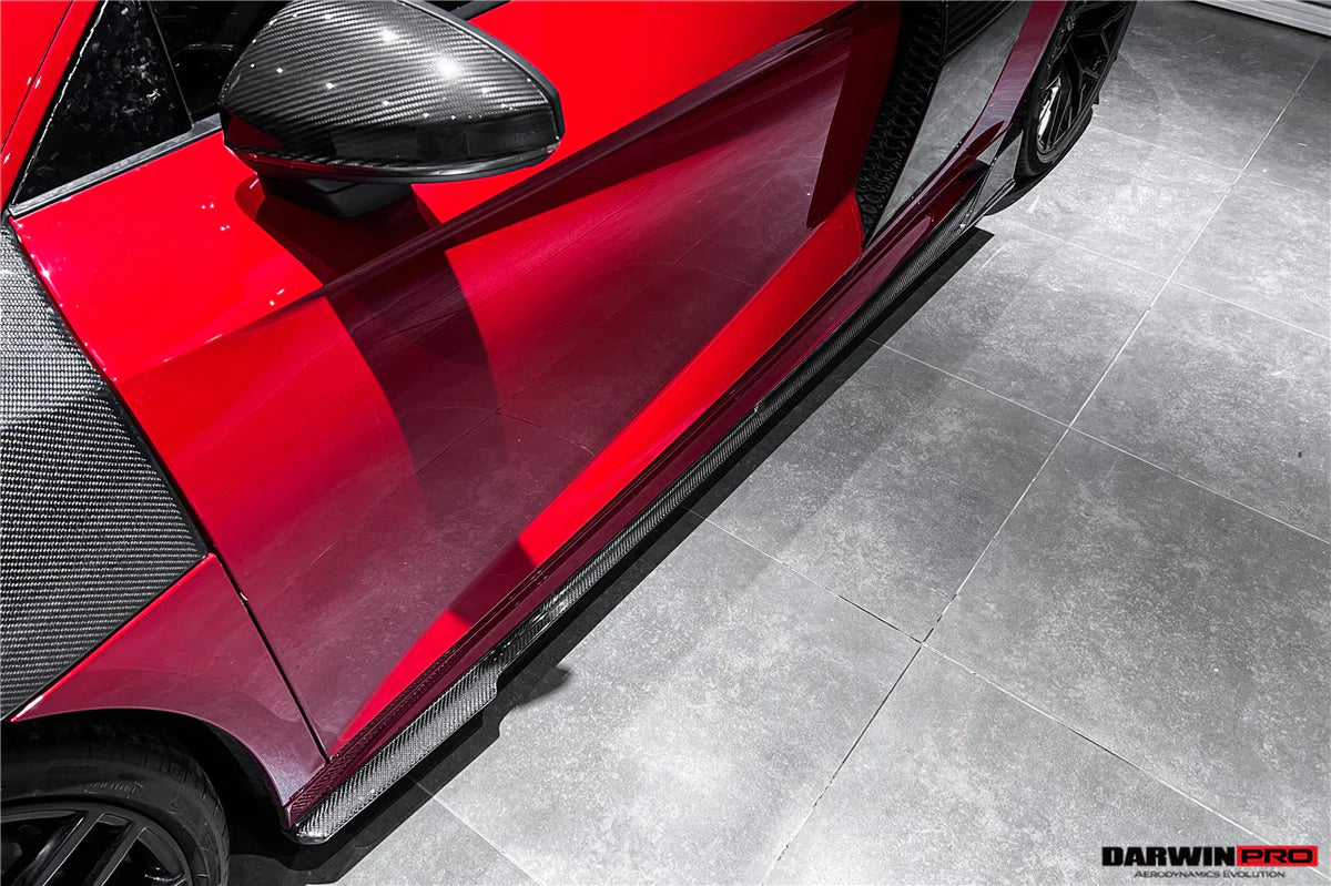 2016-2018 Audi R8 Coupe iMP Performance Carbon Fiber Side Skirts Under Board - [The Exotic Hub]