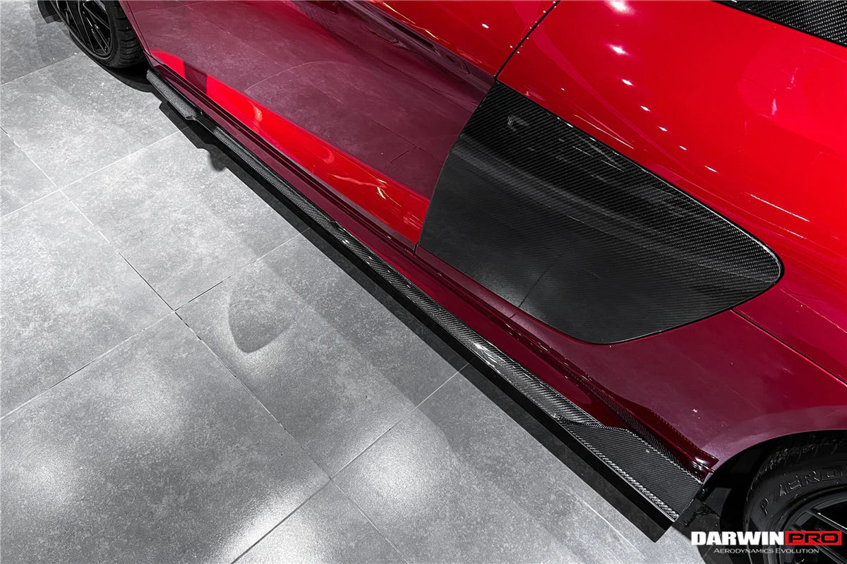 2016-2018 Audi R8 Coupe iMP Performance Carbon Fiber Side Skirts Under Board - [The Exotic Hub]