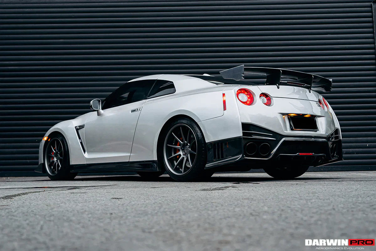 2008-2022 Nissan GTR R35 CBA/DBA/EBA NSM Style Partial Carbon Fiber Rear Bumper - [The Exotic Hub]