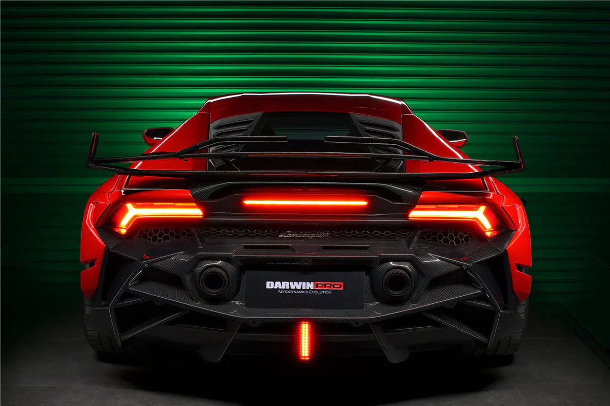 2015-2022 Lamborghini Huracan LP610 & LP580 & EVO BKSSII Style Rear Bumper - [The Exotic Hub]